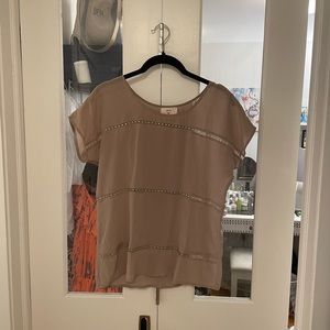 Nude top with sparkles from urban outfitters